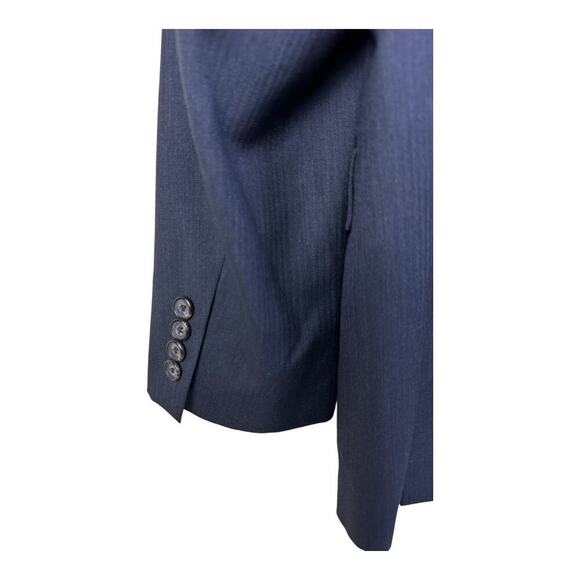 Lauren Ralph Blazer Men Size 46R Blue Classic Fit 100% Wool Coat READ - Picture 11 of 16